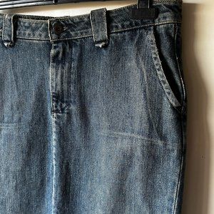 Vintage Rogan Gregory Denim Pencil Skirt